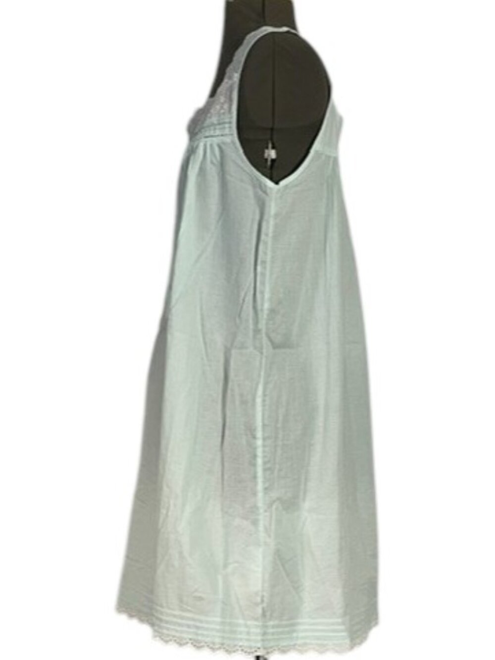 EILEEN WEST Light Mint Green Nightgown With Robe Set Size S NWOT - Picture 3 of 16